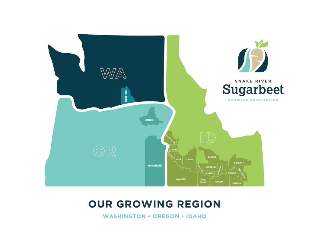 Snake River Sugarbeet Growers Association Growing Region